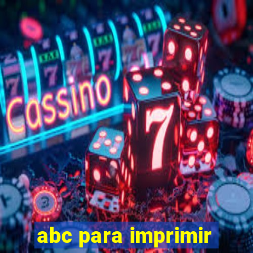 abc para imprimir